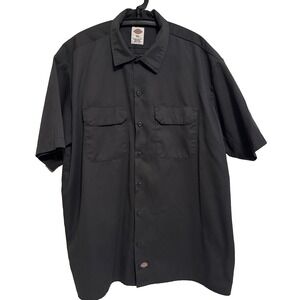 Dickies Mens XL Short Sleeve Work Shirt Workwear Utility Rugged